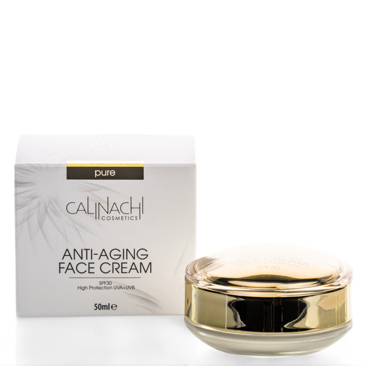 Crème de jour anti-âge pour le visage, le cou et le décolleté, SPF30, 50ml.