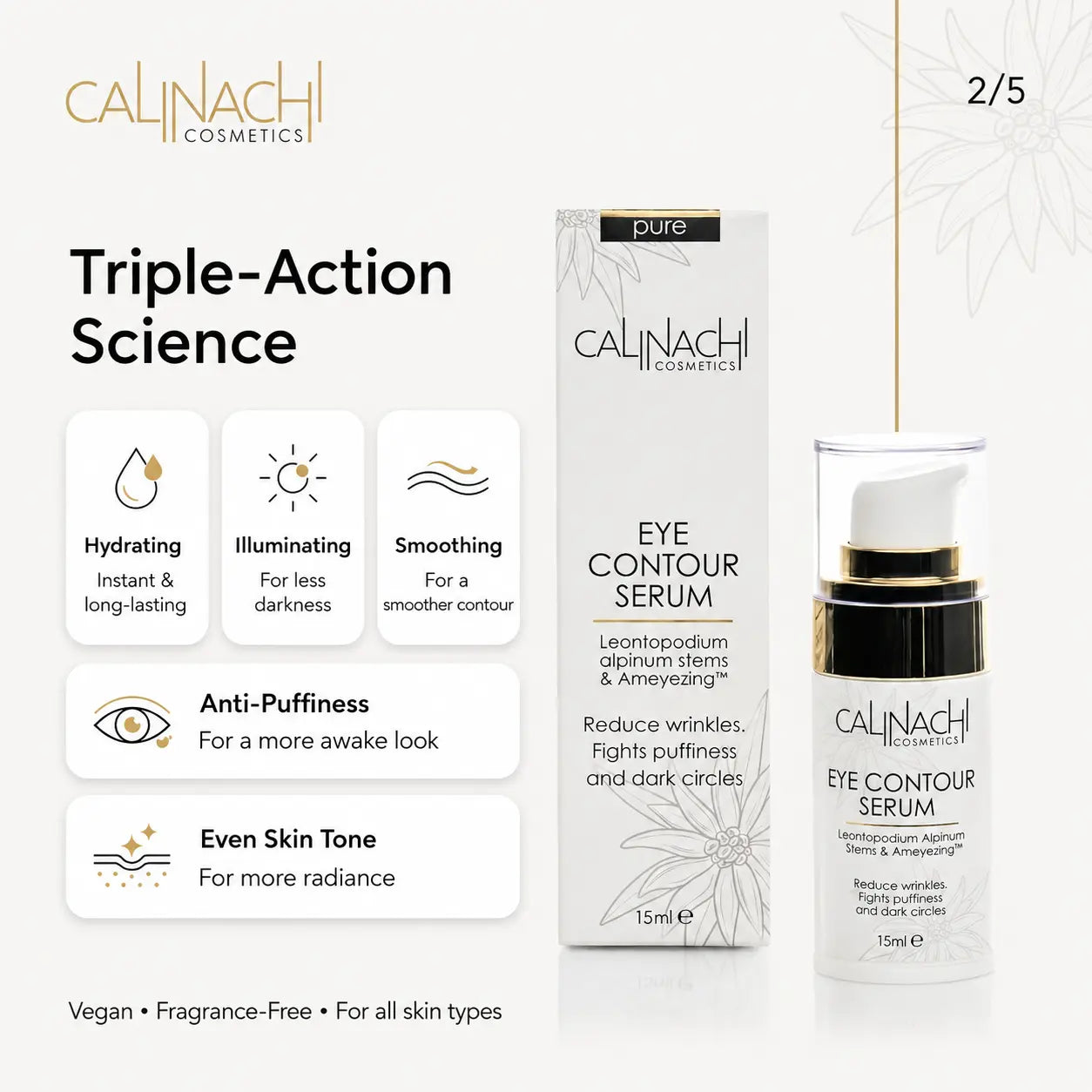 The Ameyezing Eye Contour Serum, 15ml. skincare CALINACHI Cosmetics