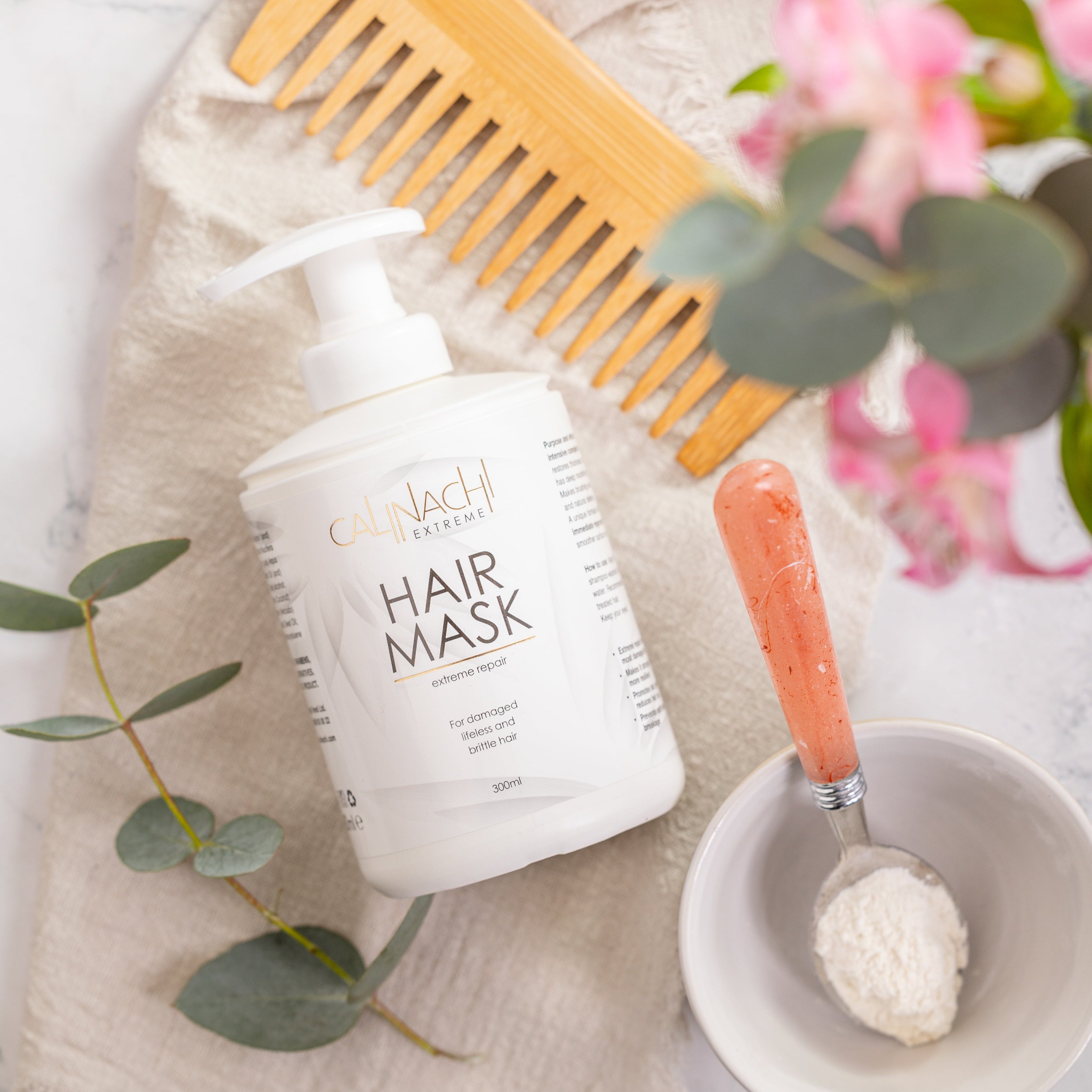 Expert en protéines (cheveux secs à normaux et normaux) Anti-chute, réparateur, masque pour le cuir chevelu et les cheveux, 300 ml.