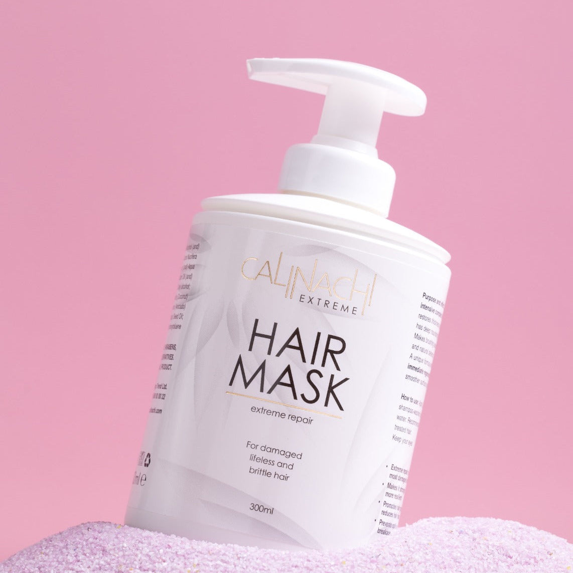 Expert en protéines (cheveux secs à normaux et normaux) Anti-chute, réparateur, masque pour le cuir chevelu et les cheveux, 300 ml.