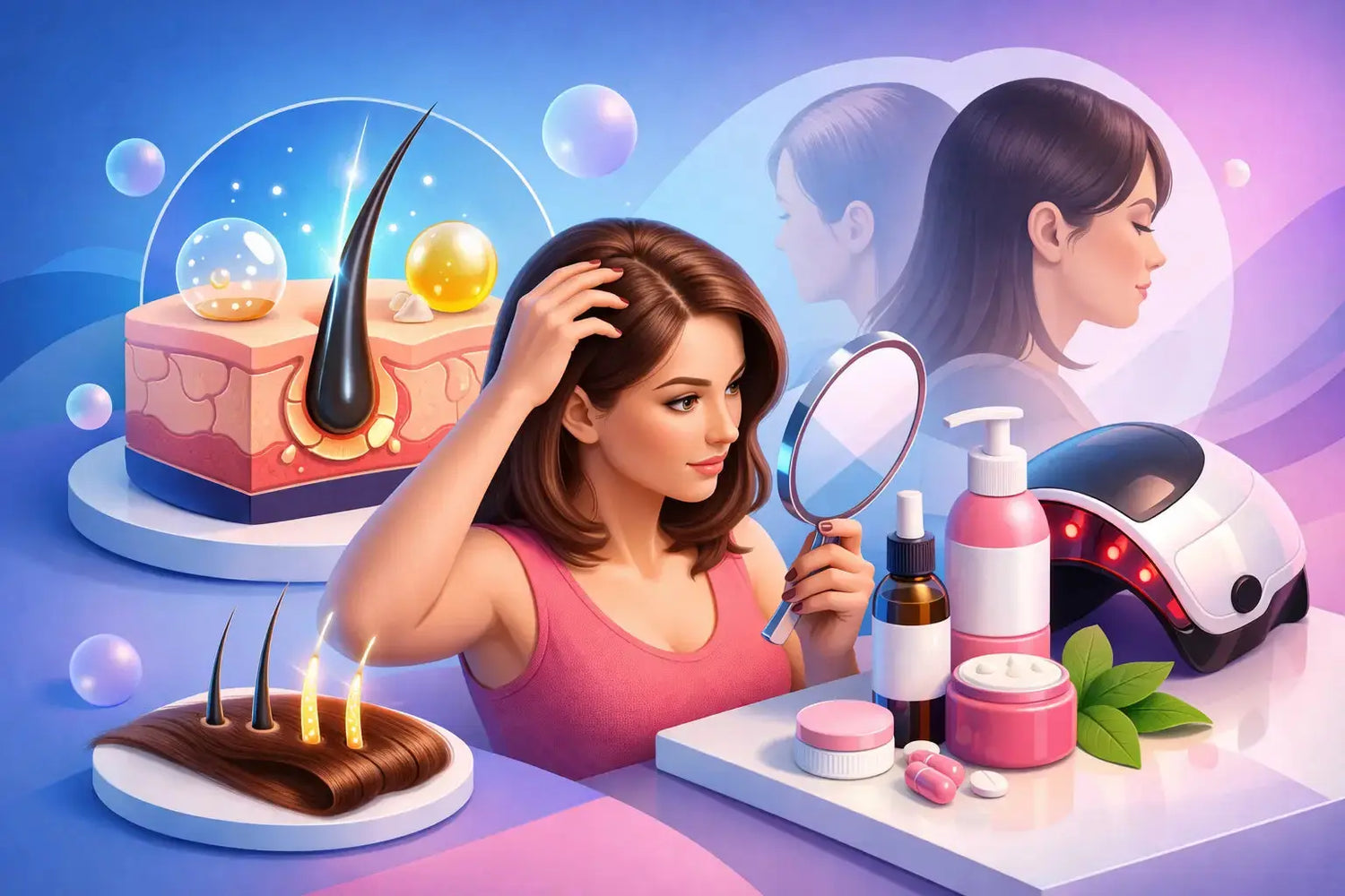 Anti Hair Loss Treatment for Women That Works CALINACHI Cosmetics