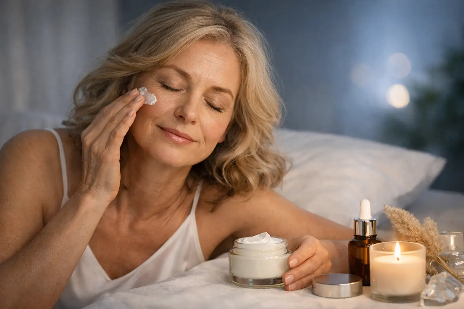 Dry Mature Skin? Night Care Restores Suppleness