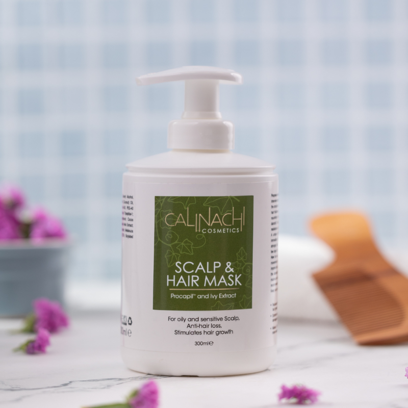 Expert en protéines (cheveux normaux à gras et gras) Masque anti-chute, réparateur, pour le cuir chevelu et les cheveux, 300 ml.