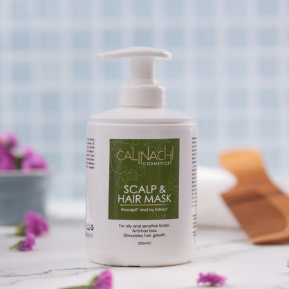 Expert en protéines (cheveux normaux à gras et gras) Masque anti-chute, réparateur, pour le cuir chevelu et les cheveux, 300 ml.